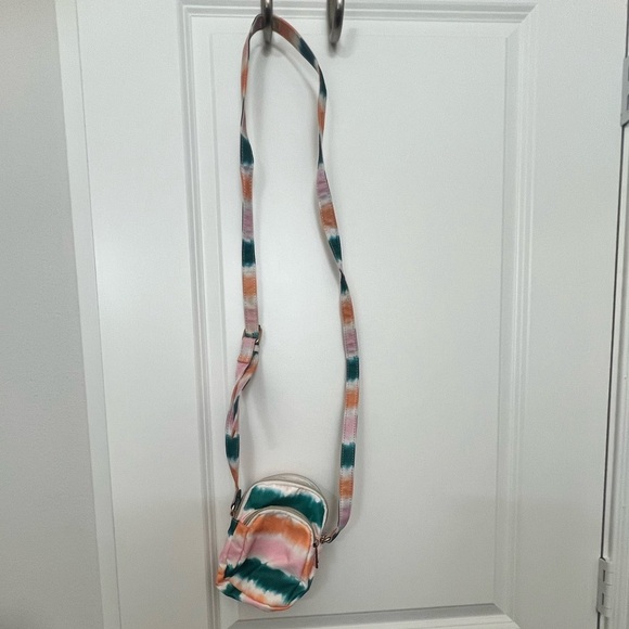 5/$25 Cato Pink, Orange, and Green Mini Crossbody Bag - Picture 3 of 7